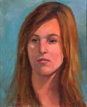 Brigitte, October 2007 8x10 Oil on Linen
