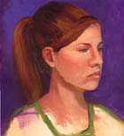 Dayna 2007 12x16 Oil on board