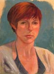 Maggie, May 2009 - 9x12 Oil on board 