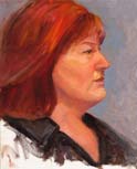 Shari, December 2007 8x10 Oil on Board