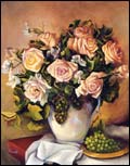 Gita Hazrati, Roses - Oil on Linen 30x24